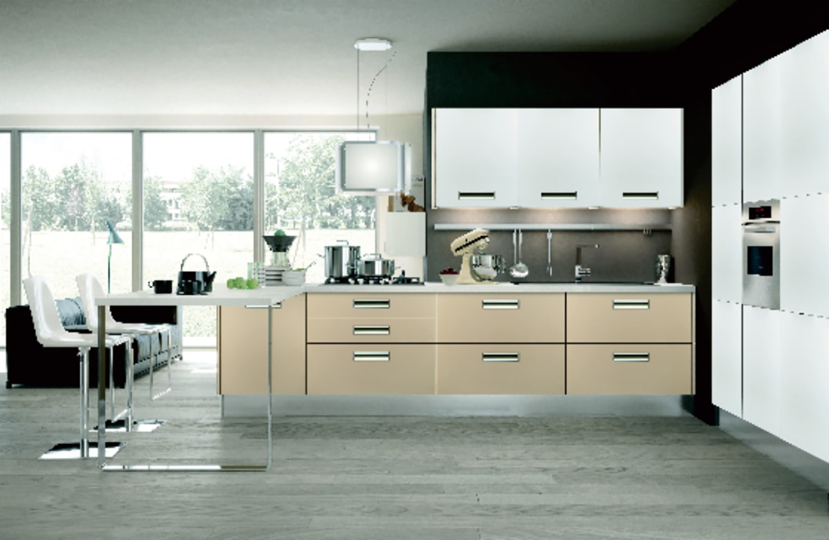 Modern Acrylic Laminate Kitchen Cabinet Simple Designs ZH-8613 07